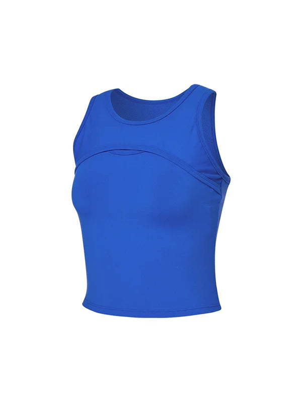 Round Overlap Tank Top