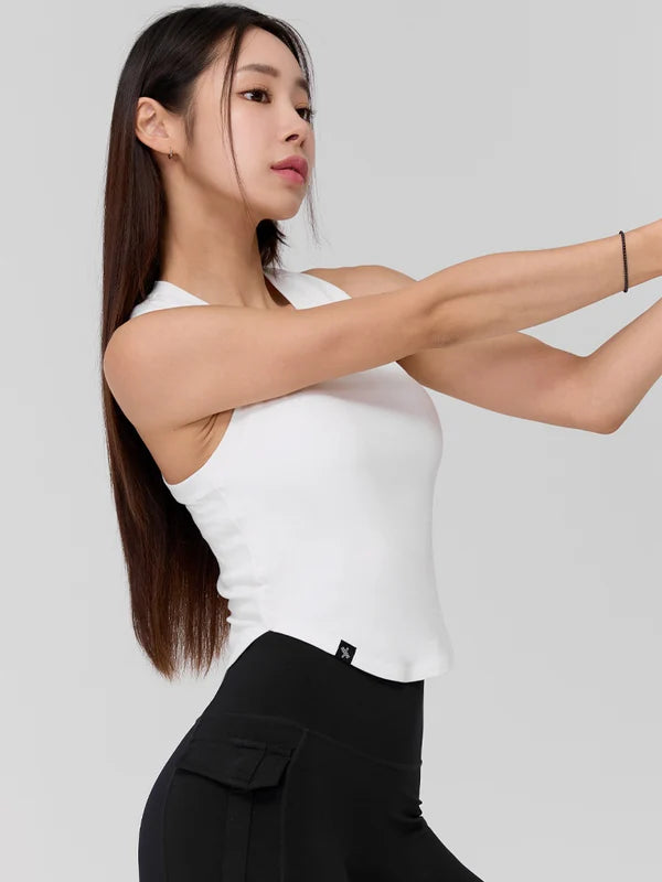 Soft Tension Crop Sleeveless