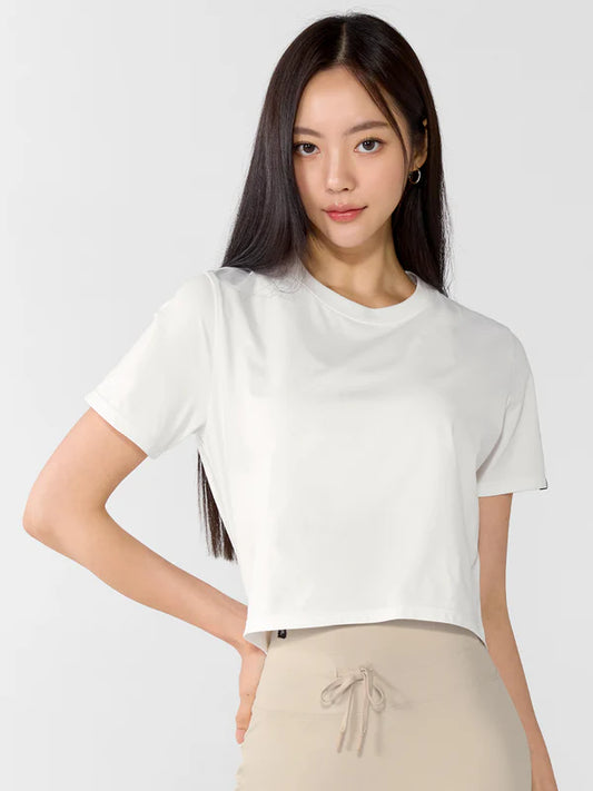 Basic Stretch Crop T-shirts