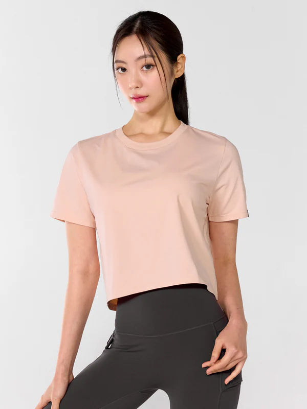 Basic Stretch Crop T-shirts