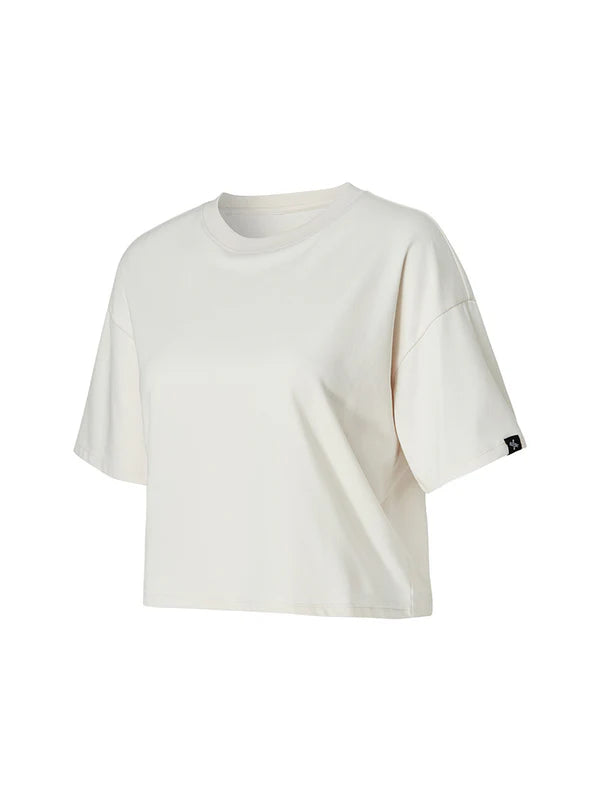 Cool Touch Basic Crop T-shirts