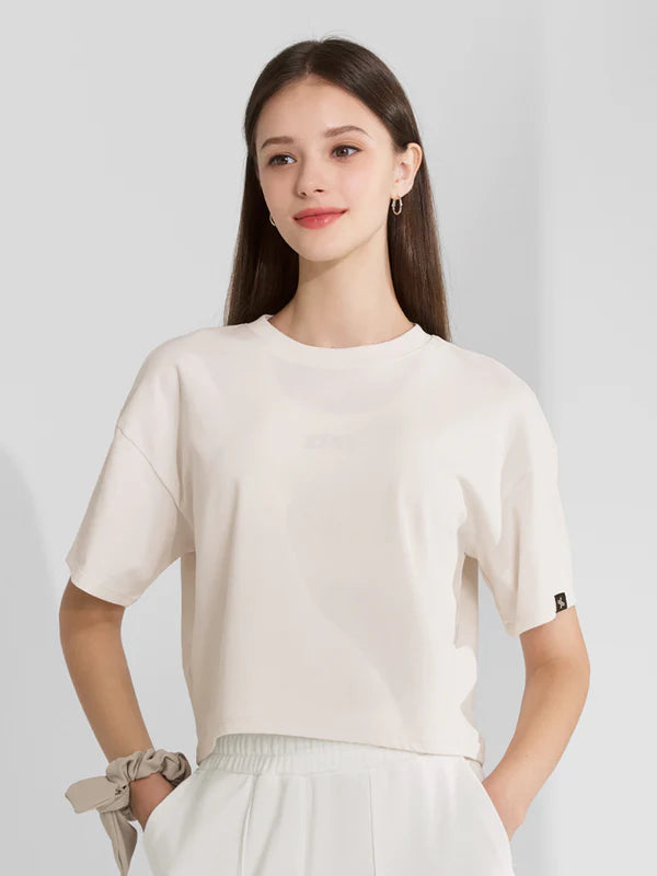 Cool Touch Basic Crop T-shirts