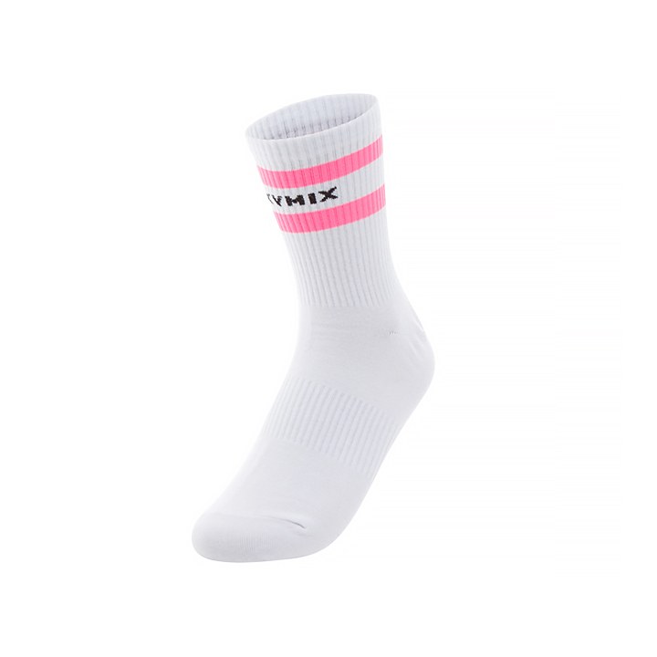 Line Socks_Neon Pink