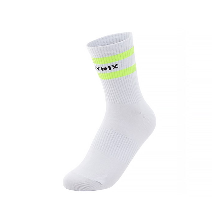 Line Socks_Neon Lime