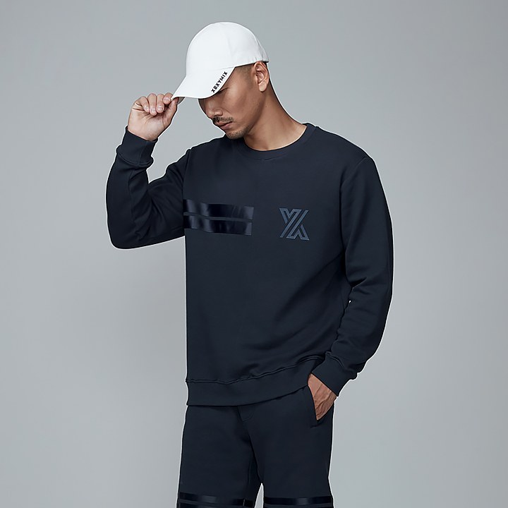 Day Off Sweat Shirt_Victor Navy