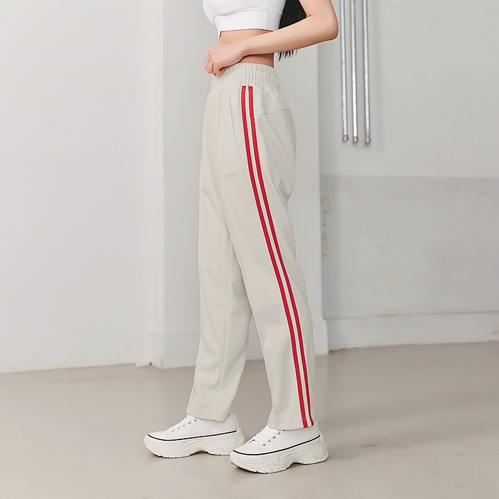 XEXYMIX Line Track Pants_Shimmer Cream
