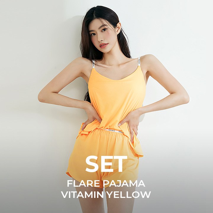 Flare Pajama SET_Vitamin Yellow