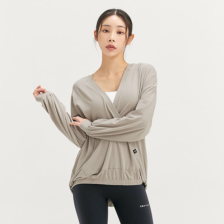 Loose Fit Cover-up Hood_Natural Gray
