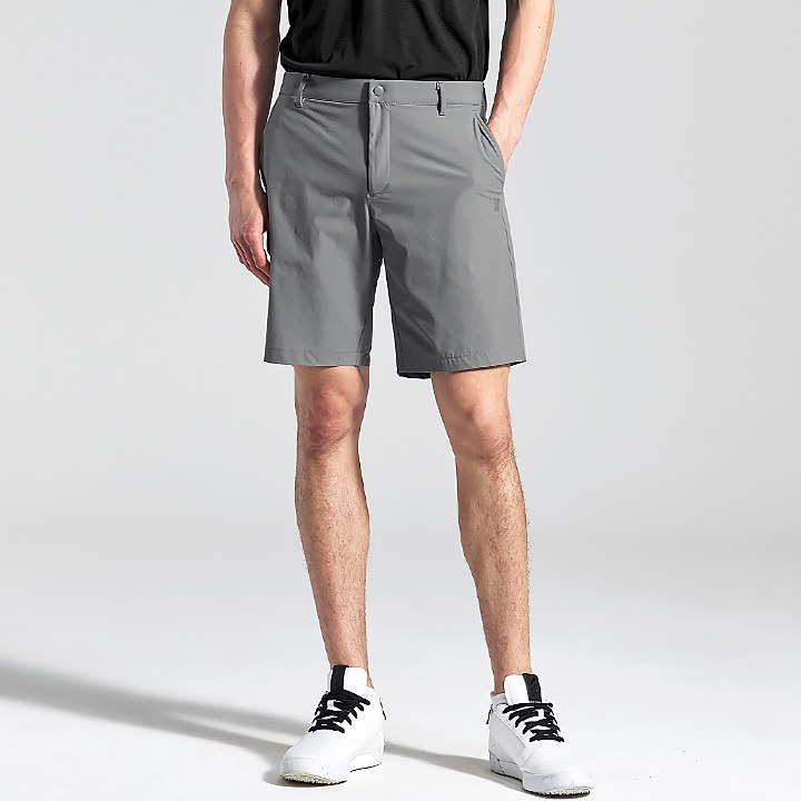 Elastic Golf Shorts_Easy Gray