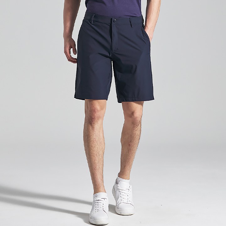 Elastic Golf Shorts_Easy Navy
