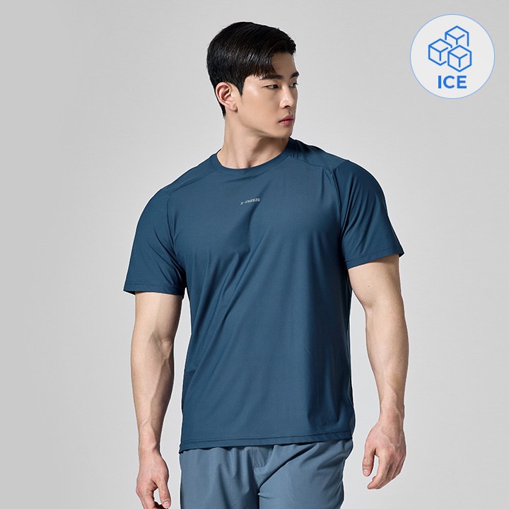 High Cooling Tech Short Sleeve_Cold Stone Blue
