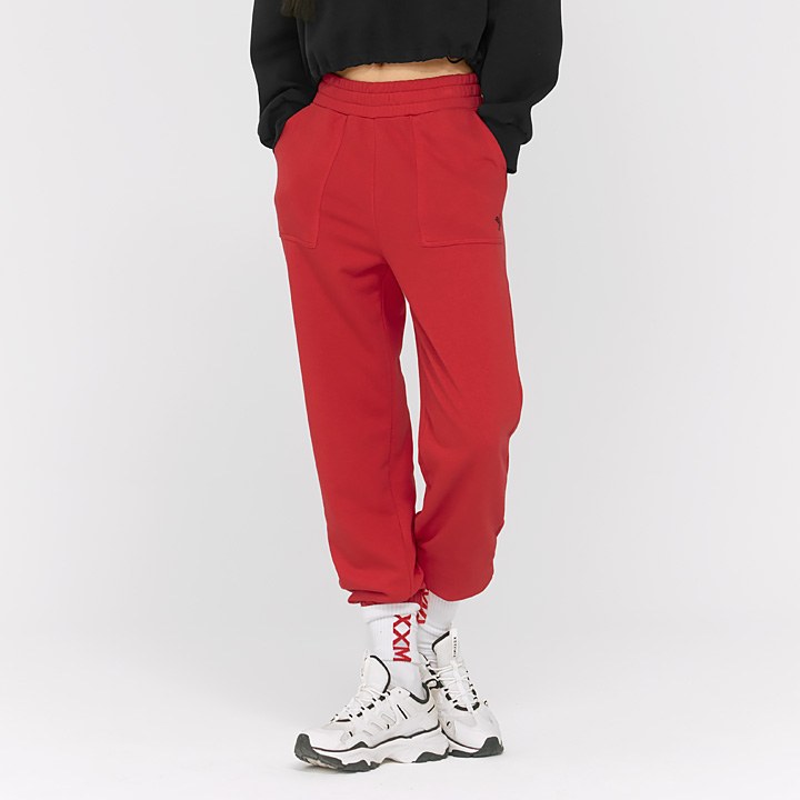 Out Pocket Jogger Pants_Pepper Red