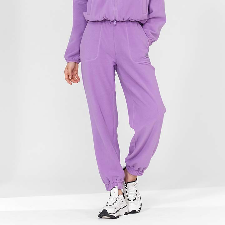 Light Fleece Jogger Pants_Purple Grape