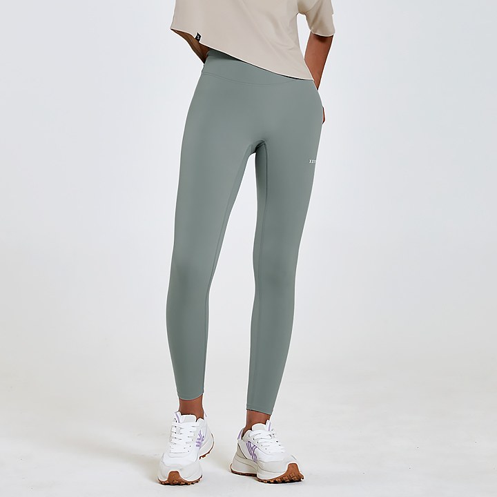 Black Label Signature 360N Double Fluffy Napping Leggings_Greyish Mint