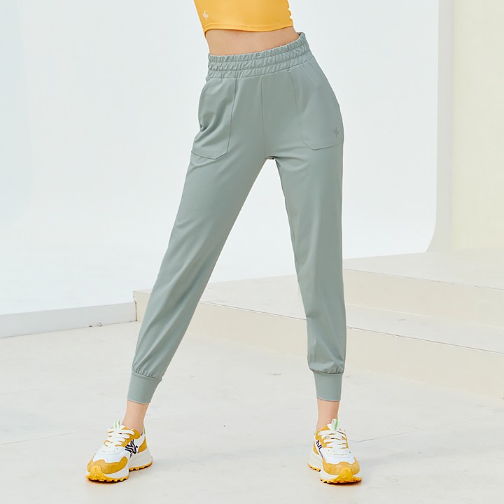 Medium Feather In-Band Jogger Pants_Misty Mint