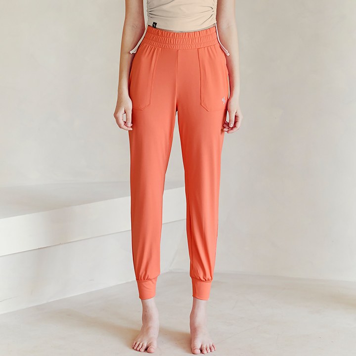 Medium Feather In-Band Jogger Pants_Coral Tint