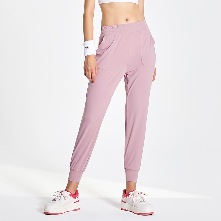 Medium Feather In Band Jogger Pants_Willow Pink