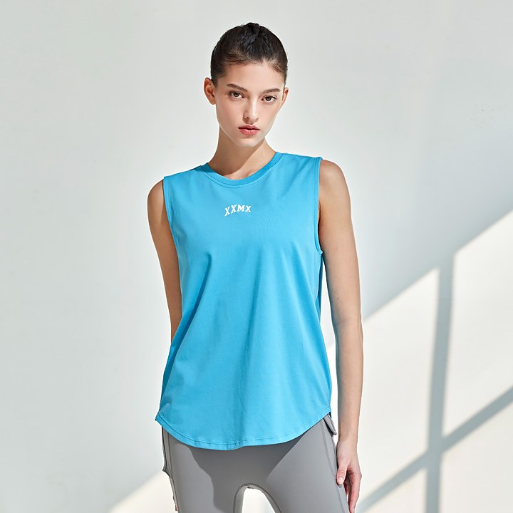 Cool Touch Light Coverup Sleeveless_Maui Blue